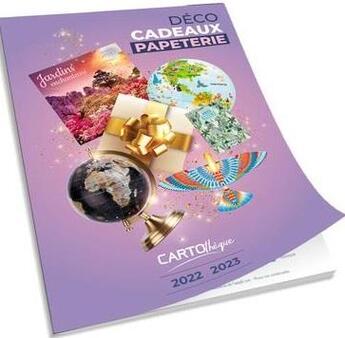 Couverture du livre « Catalogue déco cadeaux papeterie 2022-2023 » de  aux éditions Cartotheque