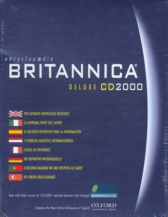 Couverture du livre « Encyclopedia britannica 2000 » de  aux éditions Oxford Up Elt