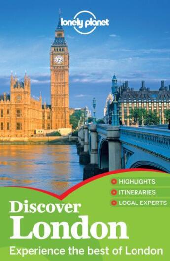 Couverture du livre « Lonely Planet Discover London » de Schafer aux éditions Loney Planet Publications