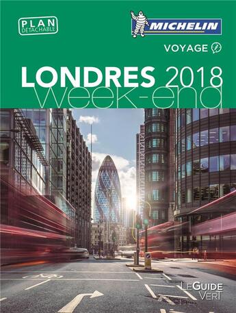 Couverture du livre « Guide vert week-end londres 2018 » de Collectif Michelin aux éditions Michelin