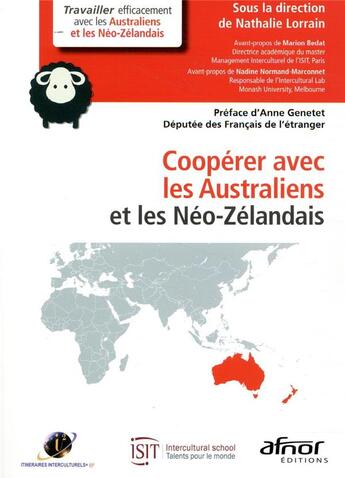 Couverture du livre « Coopérer avec les Australiens et Néo-Zélandais » de Nathalie Lorrain aux éditions Afnor