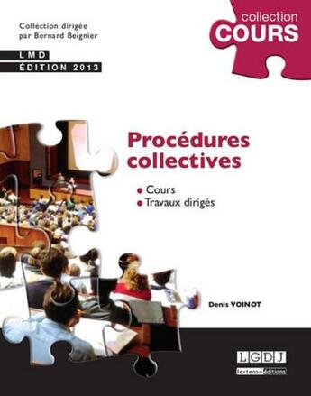 Couverture du livre « Procédures collectives (2e édition) » de Denis Voinot aux éditions Lgdj