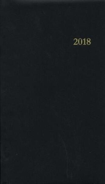 Couverture du livre « Agenda du chretien 2018 noir » de Monast St Andre aux éditions Brepols