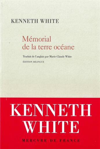 Couverture du livre « Mémorial de la terre océane » de White/Kenneth aux éditions Mercure De France