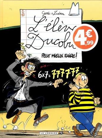 Couverture du livre « L'élève Ducobu Tome 11 : Ducobu eut mieux faire ! » de Zidrou et Godi aux éditions Lombard