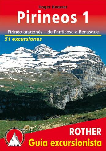 Couverture du livre « Pirineos 1 (esp) aragones panticosa a benasque » de  aux éditions Rother