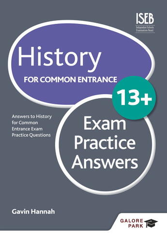 Couverture du livre « History for Common Entrance 13+ Exam Practice Answers » de Hannah Gavin aux éditions Hodder Education Digital