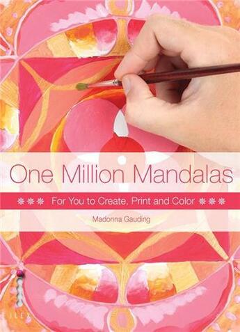 Couverture du livre « One million mandalas » de Madonna Gauding aux éditions Ilex