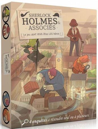 Couverture du livre « Sherlock holmes - le jeu dont vous etes le heros » de Ced/Grelin aux éditions Makaka
