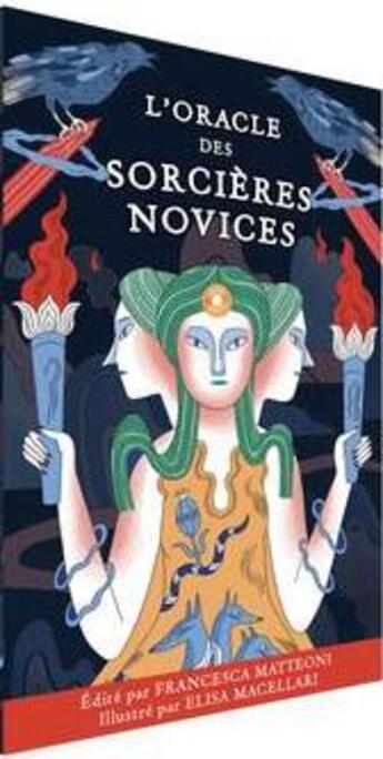 Couverture du livre « L'oracle des sorcières novices » de Elisa Macellari et Francesca Matteoni aux éditions Animae