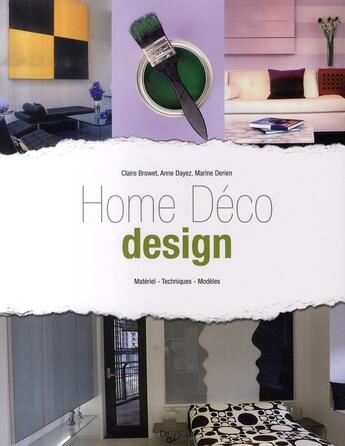 Couverture du livre « Home déco : design » de  aux éditions De Vecchi