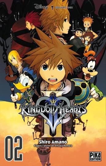 Couverture du livre « Kingdom Hearts II Tome 2 » de Shiro Amano et Tetsuya Nomura aux éditions Pika