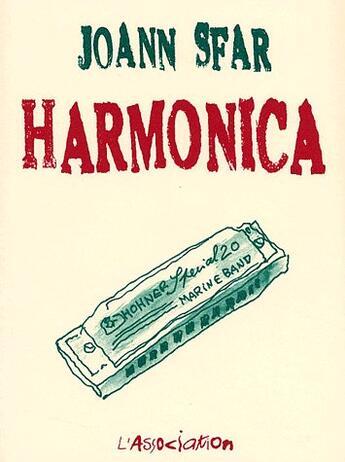 Couverture du livre « Harmonica » de Joann Sfar aux éditions L'association