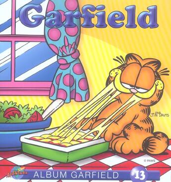 Couverture du livre « Garfield t.13 » de Jim Davis aux éditions Presses Aventure