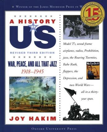 Couverture du livre « A History of US: War, Peace, and All That Jazz: 1918-1945 A History of » de Hakim Joy aux éditions Oxford University Press Usa