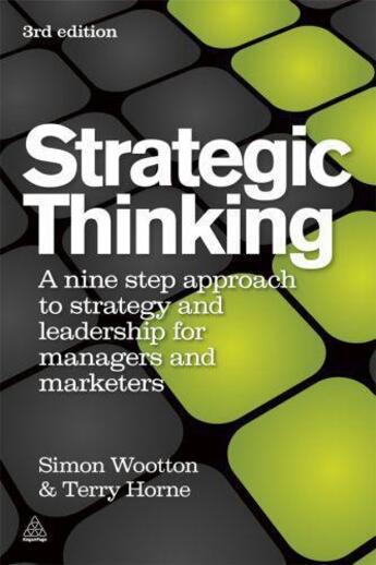 Couverture du livre « Strategic Thinking » de Wootton Simon aux éditions Kogan Page Digital