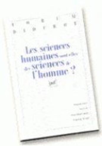 Couverture du livre « Les sciences humaines sont-elles des sciences de l'homme ? » de Pierre Fedida aux éditions Puf