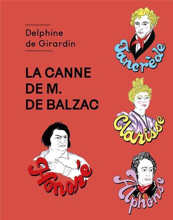 Couverture du livre « La Canne de M. de Balzac » de Delphine De Girardin et Cool Jane Cloud aux éditions Editions Des Veliplanchistes