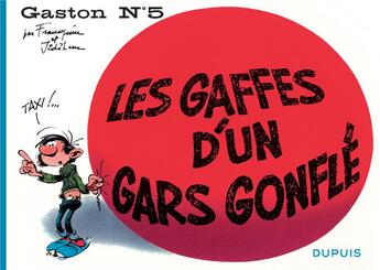 Couverture du livre « Gaston à l'italienne Tome 5 : les gaffes d'un gars gonflé » de Jidehem et Andre Franquin aux éditions Dupuis