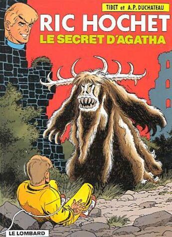 Couverture du livre « Ric Hochet T.48 ; le secret d'Agatha » de Tibet et Andre-Paul Duchateau aux éditions Lombard