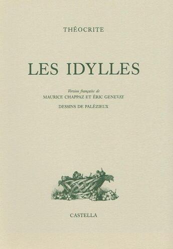 Couverture du livre « Les idylles » de Theocrite aux éditions Plaisir De Lire