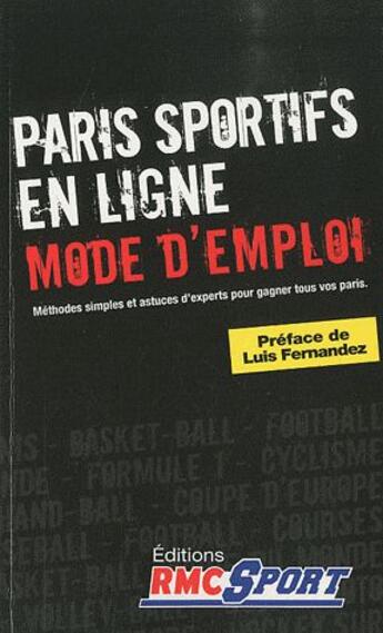 Couverture du livre « Paris sportifs, mode d'emploi » de Fabrice Pavee aux éditions Rmc Sport