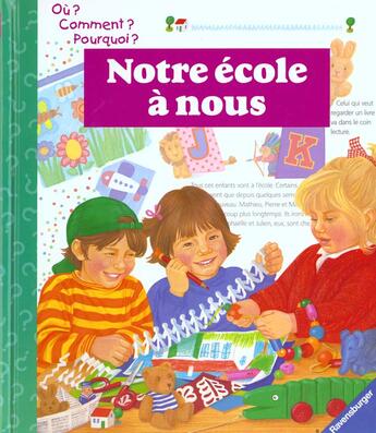 Couverture du livre « Notre ecole a nous » de Lindley aux éditions Ravensburger