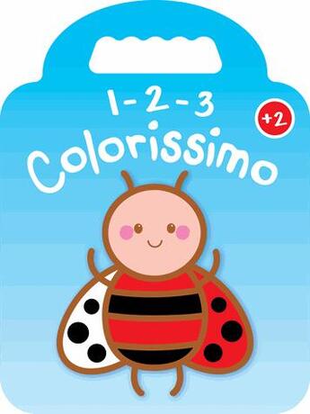 Couverture du livre « 123 colorissimo ; la coccinnelle » de  aux éditions Yoyo Books