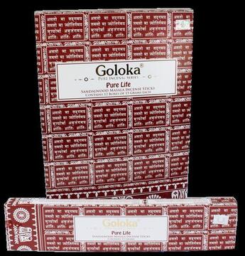 Couverture du livre « Encens goloka - 15 grs - pure life » de  aux éditions Dg-exodif