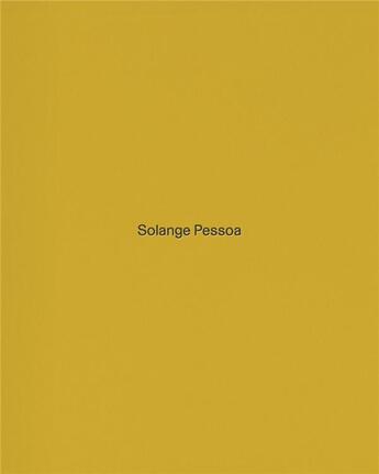 Couverture du livre « Solange pessoa » de Pessoa Solange aux éditions Dap Artbook