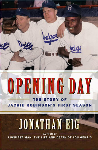 Couverture du livre « Opening Day » de Eig Jonathan aux éditions Simon & Schuster