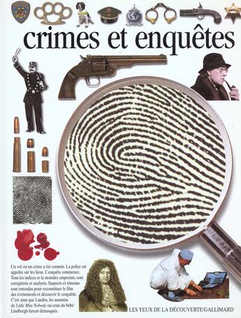 Couverture du livre « Crimes et enquetes » de Lane/Crawford aux éditions Gallimard-jeunesse