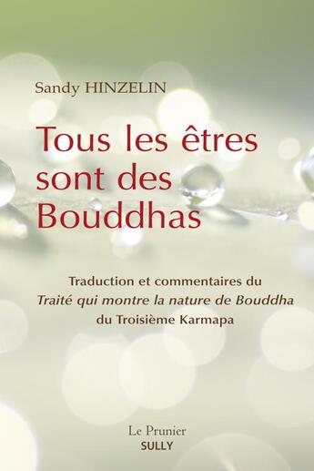 Couverture du livre « Tous les êtres sont des Bouddhas ; traduction et commentaires du traité qui montre la nature de Bouddha du Troisième Karmapa » de Sandy Hinzelin aux éditions Sully