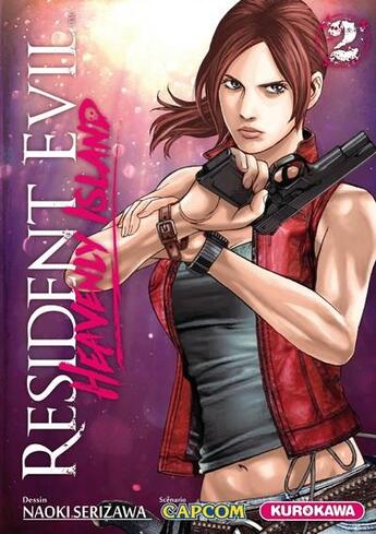 Couverture du livre « Resident Evil - Heavenly Island T.2 » de Naoki Serizawa et Capcom aux éditions Kurokawa