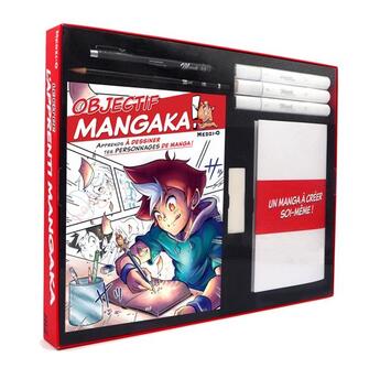 Couverture du livre « Coffret kit de l'apprenti mangaka » de Medzi_O aux éditions Mercileslivres