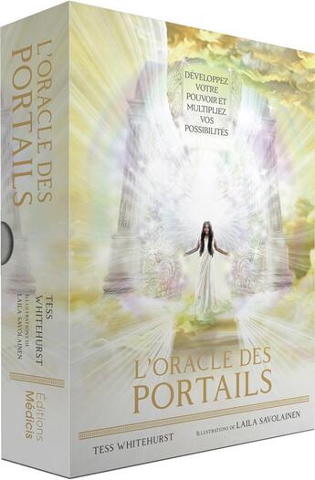 Couverture du livre « L'oracle des portails : Développez votre pouvoir et multipliez vos possibilités » de Tess Whitehurst et Laila Savolainen aux éditions Medicis