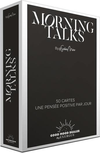 Couverture du livre « Morning talks » de Sophie Mao aux éditions Good Mood Dealer