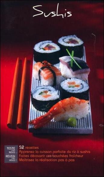 Couverture du livre « Sushis ; coffret » de Lisa Mazieres et Eleonore De Greef aux éditions Saep