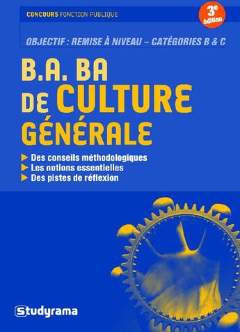 Couverture du livre « B.a ba de culture générale (3e édition) » de Punin aux éditions Studyrama