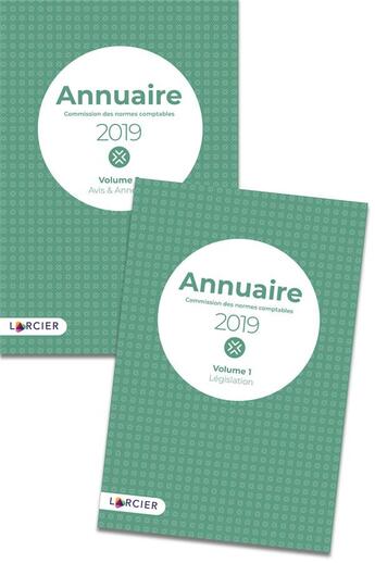 Couverture du livre « Annuaire 2019 ; comission des normes comptables (9e édition) » de  aux éditions Larcier