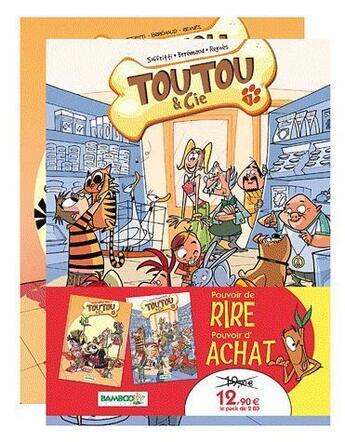 Couverture du livre « Toutou & cie t.1 et t.2 » de Brremaud et Mathieu Reynes et Emmanuelle Soffritti aux éditions Bamboo