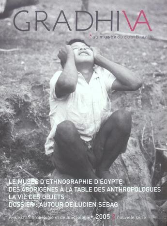 Couverture du livre « GRADHIVA N.2 » de Gradhiva aux éditions Quai Branly