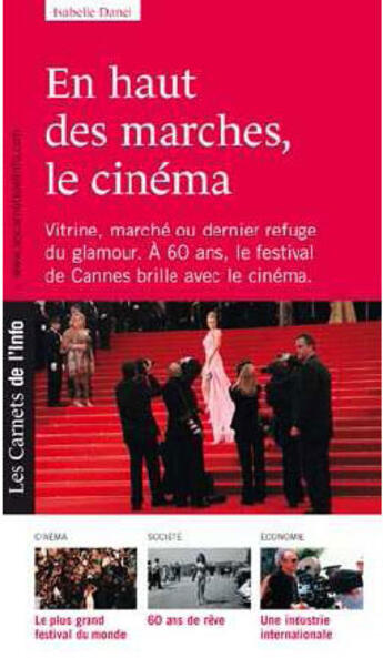 Couverture du livre « En haut des marches, le cinéma » de Danel Isabelle aux éditions Scrineo