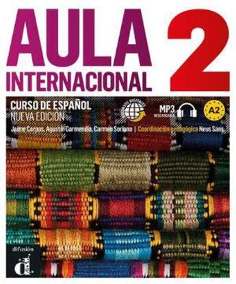 Couverture du livre « Aula international t.2 ; livre de l'élève » de  aux éditions La Maison Des Langues