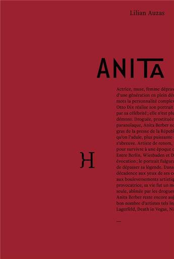 Couverture du livre « Anita » de Lilian Auzas aux éditions Hippocampe