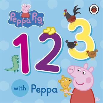 Couverture du livre « PEPPA PIG ; 123 with Peppa » de  aux éditions Ladybird