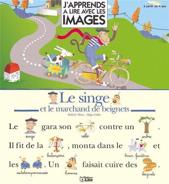 Couverture du livre « Le singe et le marchand de beignets » de  aux éditions Lito