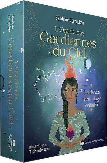 Couverture du livre « L'oracle des gardiennes du ciel » de Sandrine Verrycken et Tiphanie Ose aux éditions Courrier Du Livre