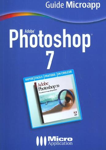 Couverture du livre « Photoshop 7 » de Derrien aux éditions Micro Application