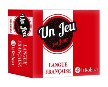 Couverture du livre « Un jeu par jour langue française (édition 2020) » de Le Robert aux éditions Hugo Image